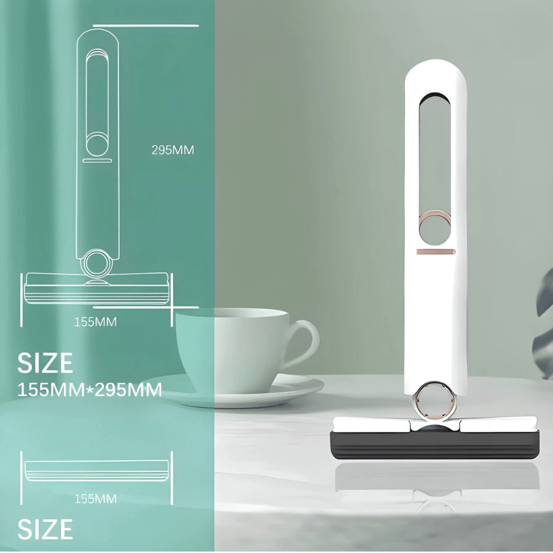 Mini Cleaning Mop Easy Squeeze Folding Tool for Home