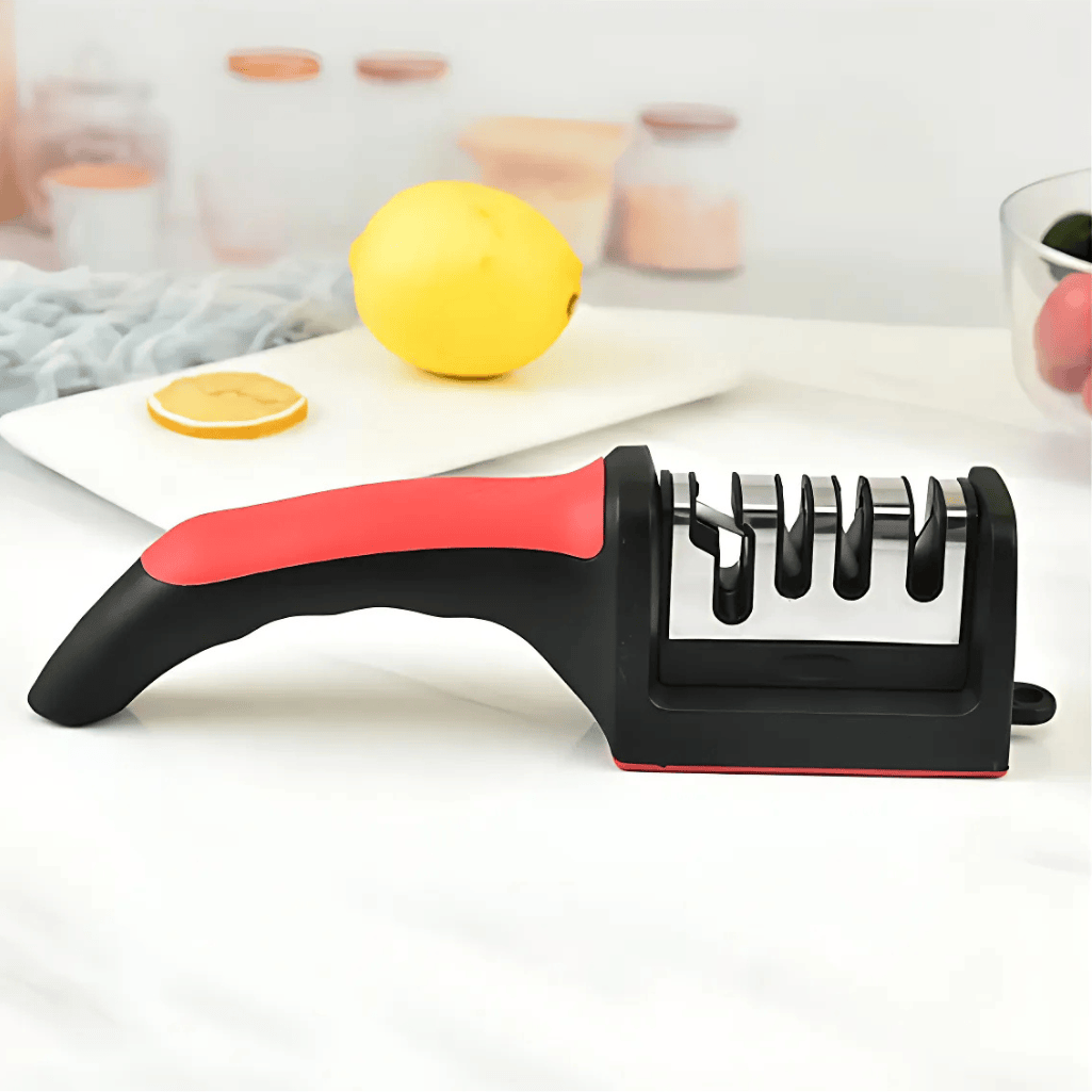 4 Stage Kitchen Knife Sharpener Handheld Multi Functional Tool