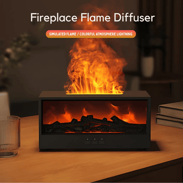 3D Flame Aromatherapy Diffuser Essential Oil Humidifier