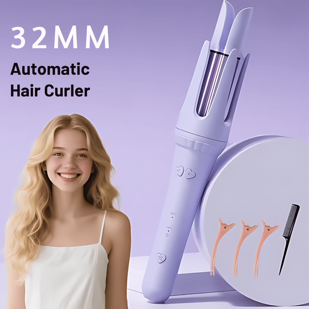 Automatic Hair Curler 32mm Ceramic Rotating Curling Wand