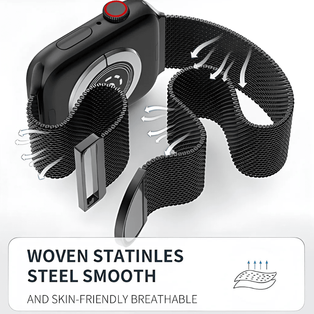 Watch Series 10 Magnetic Stainless Steel Strap Band