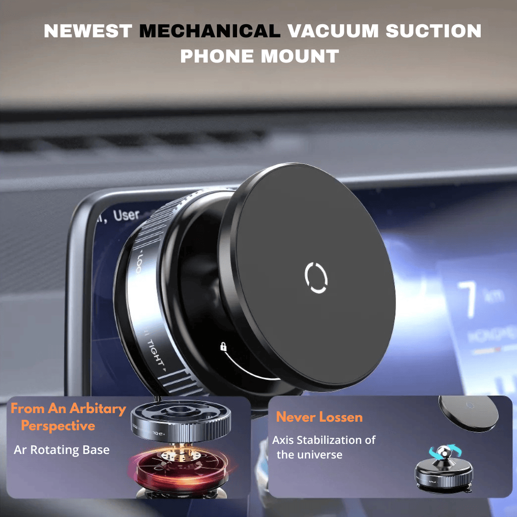 MagSafe Magnetic Car Phone Holder 360° Suction Mount