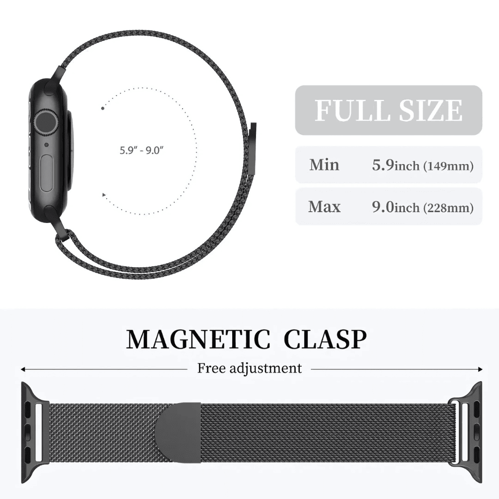 Watch Series 10 Magnetic Stainless Steel Strap Band