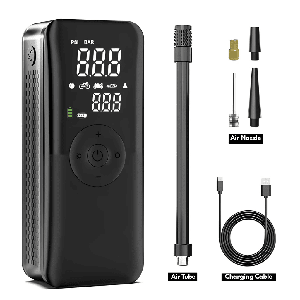 Rechargeable Digital Air Pump Portable Car Tire Inflator