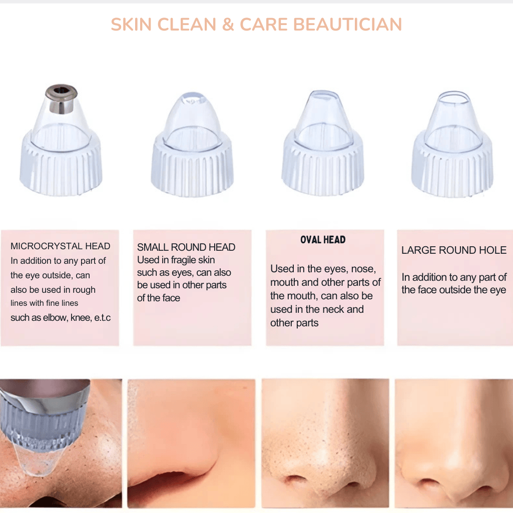 Blackhead Vacuum Remover Device Deep Pore Cleaner