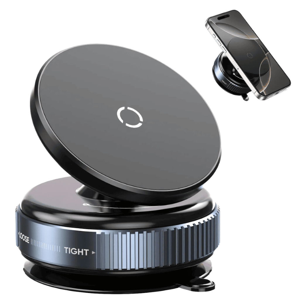Mega Safe Magnetic Car Phone Holder 360° Suction Mount