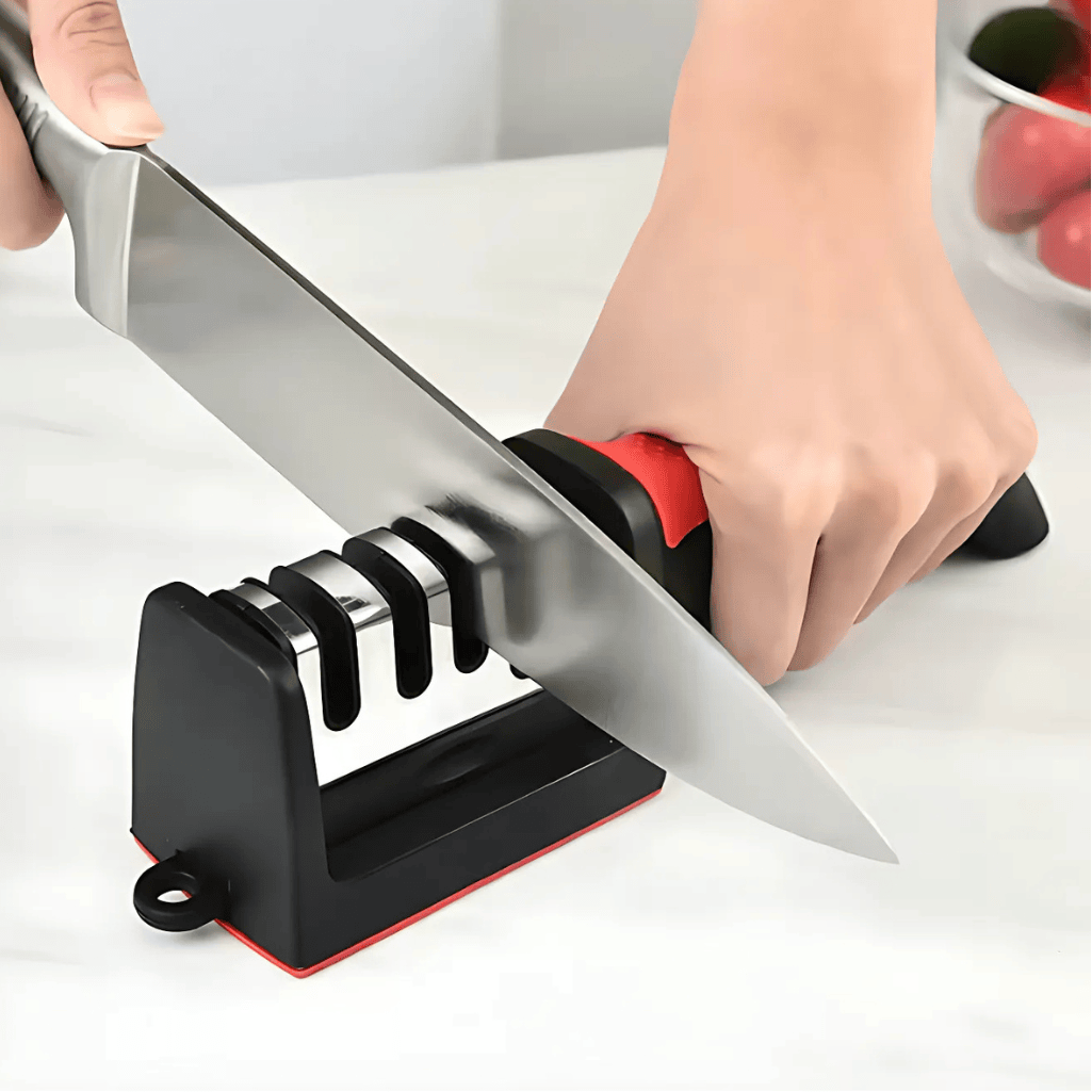 4 Stage Kitchen Knife Sharpener Handheld Multi Functional Tool