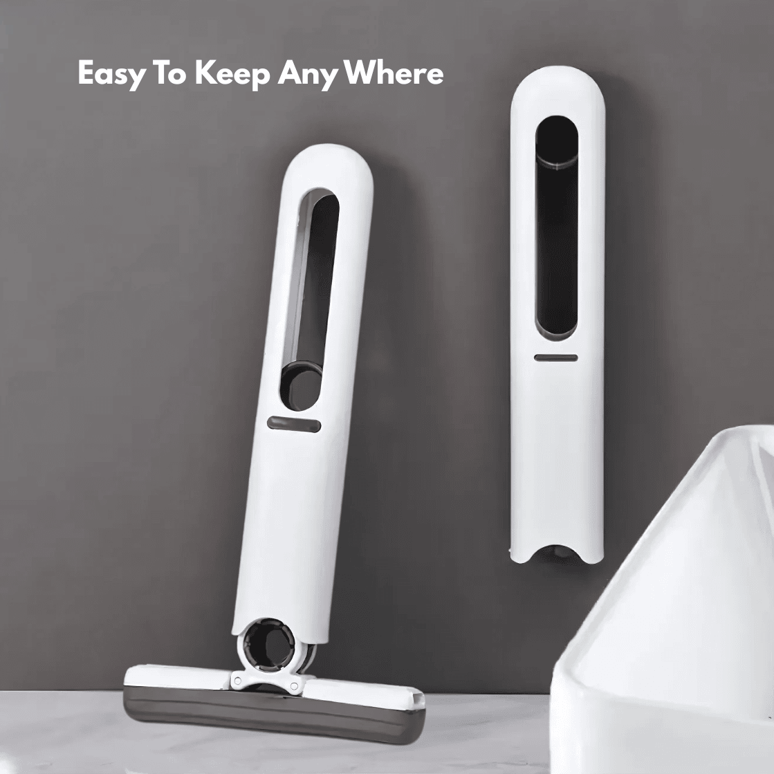Mini Cleaning Mop Easy Squeeze Folding Tool for Home