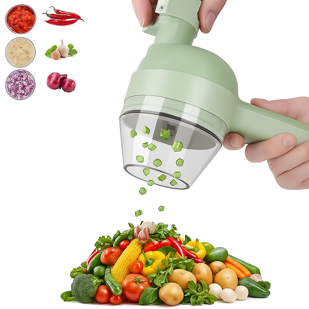 5 in 1 Wireless Rechargeable Electric Food Chopper Processor
