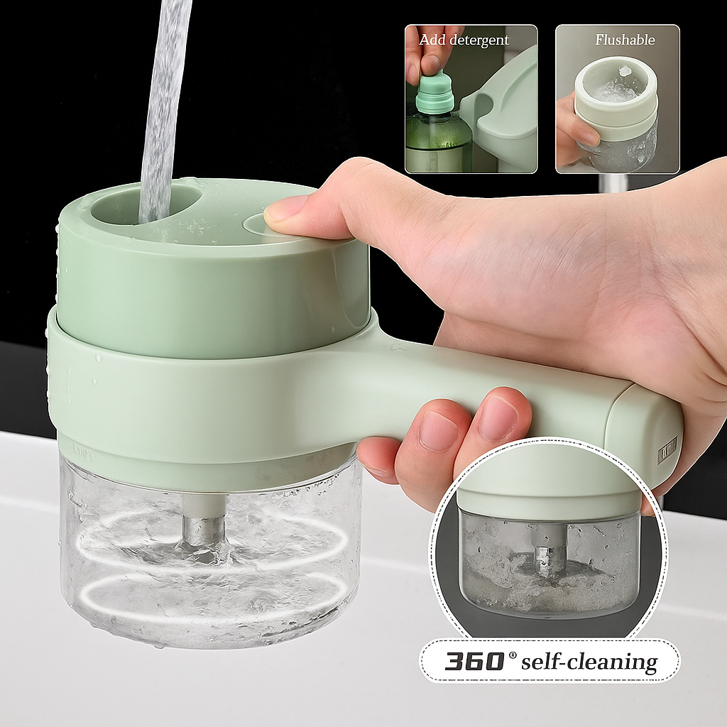 5 in 1 Wireless Rechargeable Electric Food Chopper Processor
