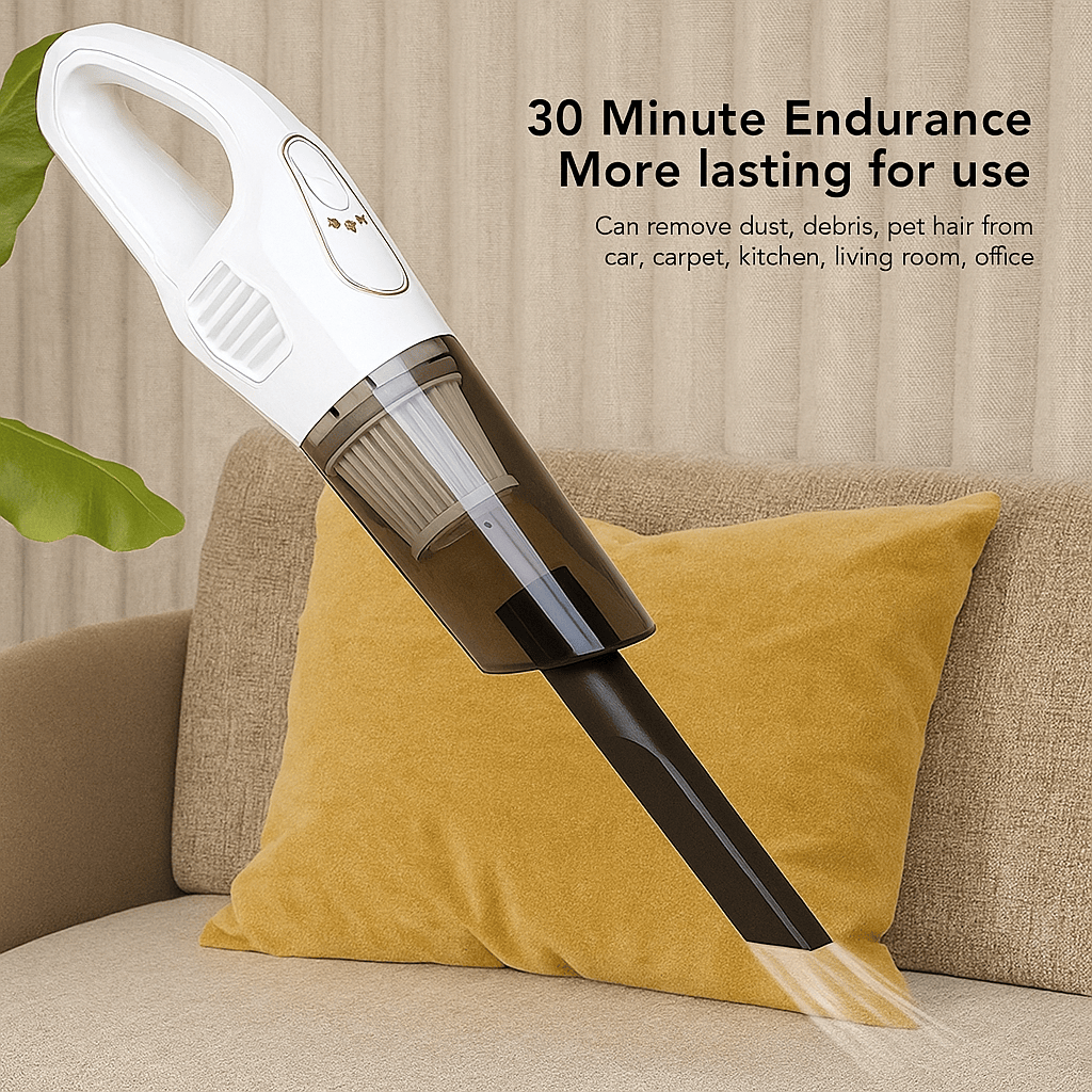 Wireless 15000Pa Handheld Vacuum Cleaner with HEPA