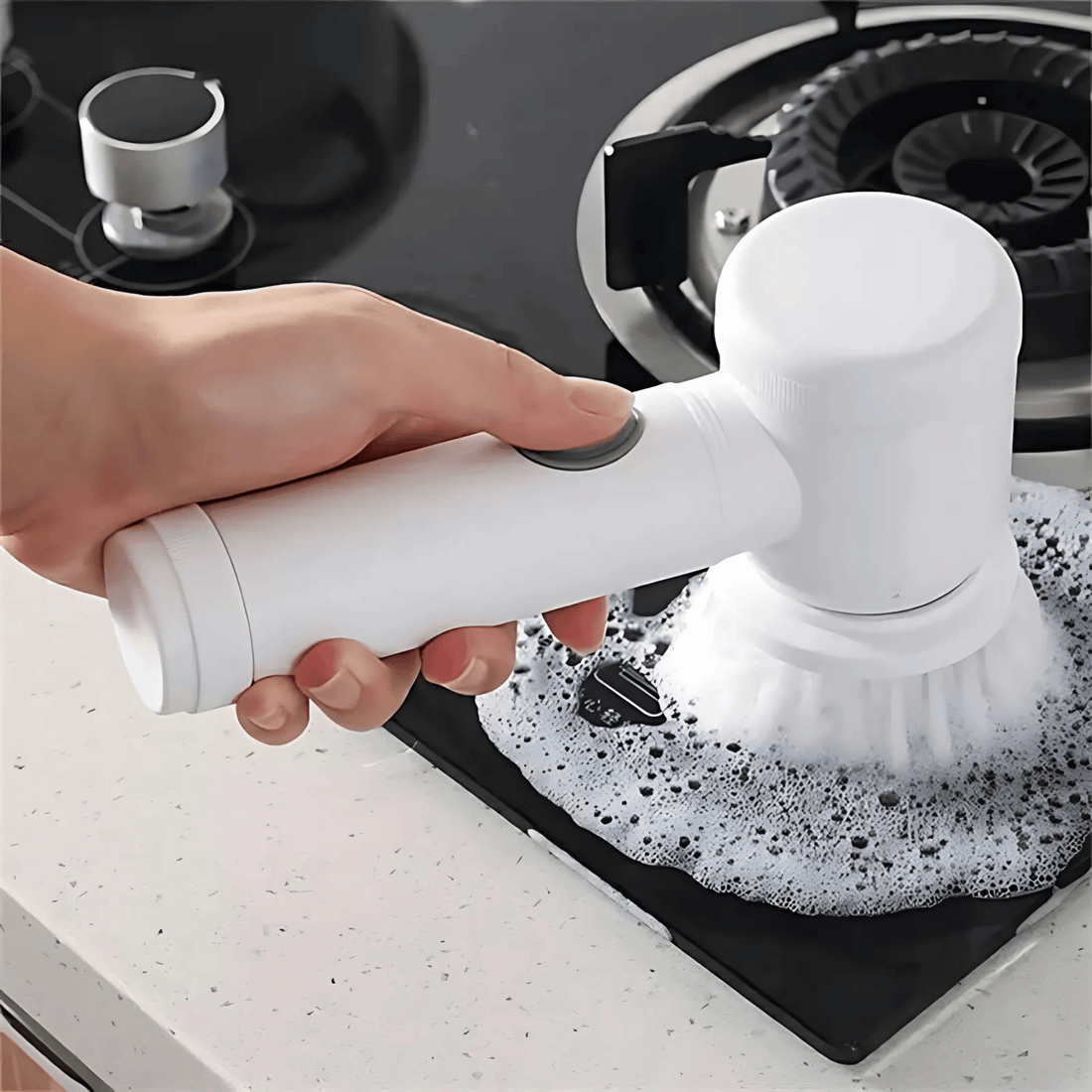 Wireless Electric Spin Scrubber with 5 Brush Heads